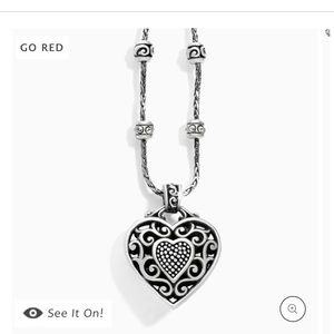 BN Brighton Reno heart necklace sterling silver